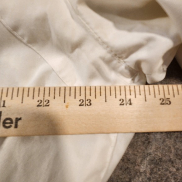 Vintage Members Only Jacket Mens 44 White Ivory Racer Bomber Epaulets Zip 80s - Picture 8 of 10